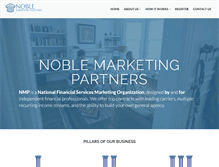 Tablet Screenshot of noblemp.com